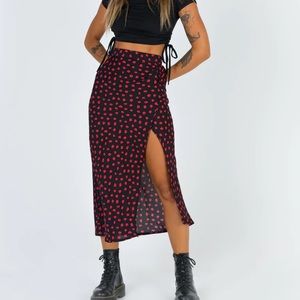 Princess polly black midi skirt